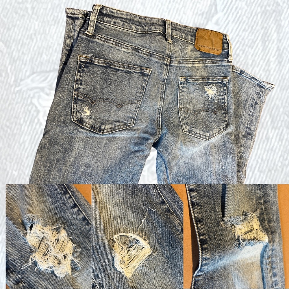 💙 American Eagle Distressed Skinny Jeans
Size: 28 × 28 - Picture 4 of 4